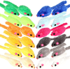 Youngever 24 Pcs Cat Toys Mice Rattle, Play Mice with Rattling Sounds, Cat Mouse Toys, Interactive Play for Cat, Puppy, Kitty, Kitten, in 12 Assorted Colors