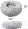 WILD+ Cat Beds for Indoor Cats, Donut Cuddler Dog Bed Comfy Fluffy Washable Calming Cat Beds, Dog Bed for Small Dogs Up to 22 lbs