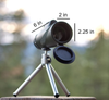 Monocular Telescope,12x60 High Power Monocular Scope with Smartphone Holder & Tripod, BAK4 Prism Waterproof Monocular for Adults, HD Monocular Telescope for Bird Watching, Hunting, Camping, Traveling