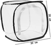 BCP Insect Butterfly Plant Habitat Terrarium Clear Window Mesh Zip Net Cage (12 x 12 x 12)