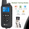 Dog Training Collar with 2600Ft Remote, Electronic Dog Collar with Beep, Vibration, Shock, Light and Keypad Lock Mode, Waterproof Electric Dog Collar Set for Small Medium Large Dogs