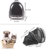 BEIKOTT Cat Backpack Carriers, Pet Bubble Backpack Carriers，Pet Carrier for Cats/Puppies/Teddy/Bunny, Ventilate Dog Carrier Backpack for Travel Hiking and Outdoor Use