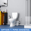 Silent Venus Toilet Pump (White) - Pump for Upflush Toilets - Basement Bathroom Pump