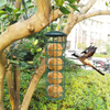 SUQ I OM Hanging Metal Tube Suet Log Feeder for Outdoor with Steel Hanger (Tube)