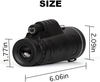 40X60 Monocular Telescope with BAK4 Prism/FMC Lens/Compass,monocular Telescope for Smartphone, Suitable for Outdoor Bird Watching/Hunting/Night Concerts