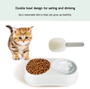 SIVEIS 12 Pieces Cat Kitten Starter Cat Litter Box, New Cat Starter Kit Set Includes Cat Litter Scoop, Cat Litter Box, Cat Scratch Pad , Double Cat Bowls, Cat Toys, Pet Dry Food Spoon