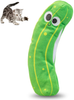 Pet Craft Supply Wiggle Pickle and Shimmy Shark Flipper Flopper Interactive Electric Realistic Flopping Wiggling Moving Fish Potent Catnip and Silvervine Cat Toy