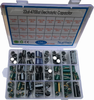 New 24Value 124pcs Electrolytic Capacitor Assortment Box Kit Range 22uF－4700uF (6.3V 16V 25V 35V 50V 450v)