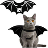Halloween Cat Small Dog Costume Cat Bat Wings Pet Costume Skull Bat Wings Harness Pet Apparel Clothes for Cats Dogs Kitten Puppy Halloween Eve Party Cat Dog Cosplay Costume