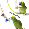 Bird Parrot Toys Ladders Swing Chewing Toys Hanging Pet Bird Cage Accessories Hammock Swing Toy for Small Parakeets Cockatiels, Lovebirds, Conures, Macaws, Finches