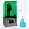 ELEGOO Mars 2 Mono MSLA 3D Printer UV Photocuring LCD Resin 3D Printer with 6.08 inch 2K Monochrome LCD, Printing Size 129x80x150mm/5.1x3.1x5.9inch, Green Cover