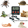 ETHMEAS Digital Thermometer and Hygrometer for Reptiles Terrarium pet keeping, Digital Indoor Outdoor Temperature Gauge and Humidity