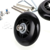 OwnMy Luggage Suitcase Replacement Wheels, Rubber Swivel Caster Wheels Bearings Repair Kits, A Set of 2