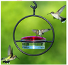 3 Awesome G425VM Sphere Glass Hummingbird Wild Bird Feeders for Nectar, Mealworms and Birdseed. Romantic Decor & More