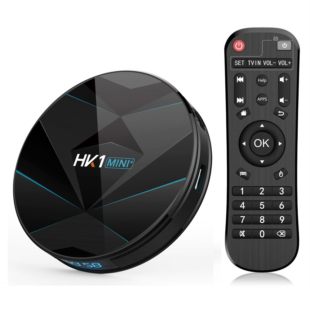 HK1 Mini plus RK3318 4GB RAM 128GB ROM 5G WIFI Bluetooth 4.0 Android 9.0 4K TV Box