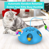 WINGPET Interactive Cat Toys 2 Speed Mode - Electronic Battery Operated Smart Automatic Motion Cat Toy, Spinning Feather Ball Track Puzzle Cat Toy - Exerciser Entertainment Hunting for Kitty Pet