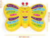 Preschool ABC Learning Toy, Interactive Educational Butterfly Toy for Toddlers, Animal Sounds & Music, Early Development See and Say Baby Toys for 3 Year Old Boys & Girls