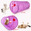Mibote 28 Pcs Cat Toys Kitten Toys Assorted, Cat Tunnel Catnip Fish Feather Teaser Wand Fish Fluffy Mouse Mice Balls and Bells Toys for Cat Puppy Kitty with Storage Bag