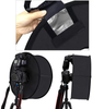 PULUZ Round Flash Softbox Diffuser 18inches / 45cm Portable Ring Flash Diffuser  Soft Box for Speedlight Macro Portrait Shooting Photography Studio Light Modifier