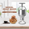 SHIYANLI 2.5L Donut Maker Food Processor Stainless Steel Dispenser Donut Mould Adjustable Size Snack Machine