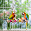 Bird Parrot Toys Swing Hanging Bird Cage Accessories Toy Perch Ladder Chewing Toys Hammock for Parakeets,Cockatiels,Lovebirds,Conures,Budgie,Macaws,Lovebirds,Finches and Other Small Pets