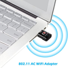 USBNOVEL AC 600Mbps USB WiFi Adapter for PC - Wireless Network Adapter with Dual Band 2.4GHz,5GHz High Gain Antenna WiFi USB,WiFi Dongle for Desktop Laptop Win10/8.1/8/7/XP, Mac OS 10.9-10.15