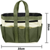 Gardening Tote Bag, Deluxe Garden Tool Storage Bag and Home Organizer with Pockets, Wear-Resistant & Reusable Gardeners Storage Bag 8 Pocket Tool Organizer Bag(Tools NOT Included)