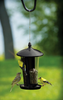 Wild Bird Feeder Attract More Birds Perfect for Garden Decoration, Great Bird Feeders for Small Birds and Medium Size, Easy to Clean and Fill Bird Feeder Hanger Included Great Gift & Fun Idea! (Black)