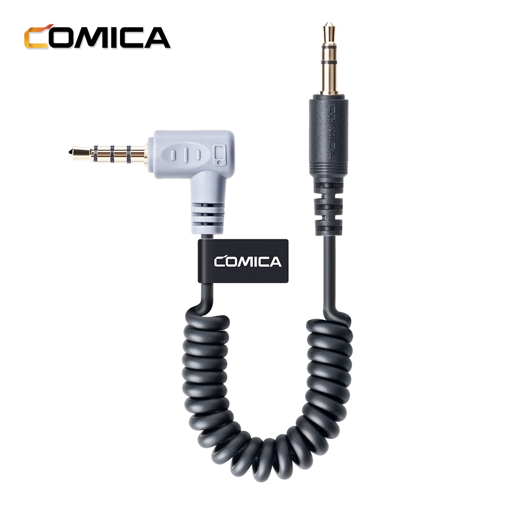 Comica CVM-D-SPX Female 3.5Mm Audio Cable Converter Microphone Cable Adapter for Smartphones for Iphone for Ipad for Samsung Huawei Xiaomi Mobile Phone