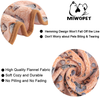 3 Pack Cat and Dog Blanket - MIWOPET Soft & Warm Fleece Flannel Pet Blanket, Great Pet Throw for Puppy, Small Dog, Medium Dog & Large Dog (Small)