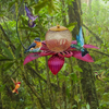 YiToPus Cone Flower Hanging Bird Feeder Hummingbird Outdoor Feeder