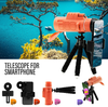 10x40mm High Power and Definition Monocular for Adults. Includes a Tripod Cell Phone Adapter with dust Cup Cleaning Cloth Carrying Strap and Bag Ideal Gift for Wildlife Camping Hiking and More