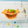 Bird Nest House Winter Warm Parrot House Bed Hammock Tent Toy Bird Cage Perch Stand for Parrots Budgies Parakeet Cockatiels Lovebird Cockatoo Finch Hamster Chinchilla and Other Small Animals