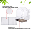 Window Bird House Feeder with Sliding Seed Holder and 4 Extra Strong Suction Cups. Large Bird feeders for Outside. Birdhouse Shape.