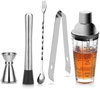 DONGSHUAI 400/550ML Cocktail Making Set Mixing Cocktail Kit Seal Party Supplies Premium Boston Cocktail Shaker Or Accessories,C