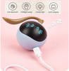 TAOKUNF Intelligent Interactive Cat Toys, 360 Degreed Self-Rotating Kitten Toys Ball, Built-in Spinning Colorful LED Lights, Cyclic Charging The Cat Toy Ball by USB, Make Your Pets Happily
