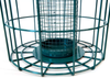 Nature's Rhythm Outdoor Hanging Bird Feeder Cage Mesh Tube Squirrel Proof Wild Bird Feeder with Large Metal Seed Guard Deterrent