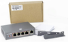 60W Gigabit Network PoE Extender, CENTROPOWER Ethernet Extender with 4 Port PoE+ Switch Support IEEE 802.3 af/at