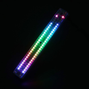 Dual 30 Level Indicator Colorful Music Audio Spectrum Indicator Stereo Amplifier VU Meter Adjustable Light Speed with AGC