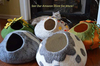 Earthtone Solutions Wool Felt Ball Toys for Cats and Kittens, Fun Adorable Colorful Soft Quiet Felted Fabric Balls, Unique Handmade Natural, Perfect for Cat Lover, Craft Supplies