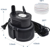 Pool Cover Pump Above Ground - Submersible Sump Pump, Swimming Water Removal Pumps, with Drainage Hose & 25 Feet Extra Long Power Cord, 850 GPH inGround, 3 Adapters