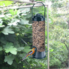 Bracon Squirrel Proof Bird Feeder - 1pc Outdoor Garden Plastic Transparent Hanging Wild Bird Feeder Seed Container Storage