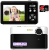 Digital Camera, 30MP 1080P Portable Point and Shoot Camera with SD Card, 2.7" TFT Screen Blogging Camera 8X Digital Zoom Slim Pocket Camera