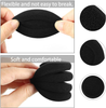 [10 Packs] Foam Ear Cushion Cover,1.97inch/50mm Foam Earpads Ear Pad Cushion Cover,Universal Replacement Durable Lightweight Black Windshield Headphones Noise Prevention Ear Cap Ear Pad Cover Black