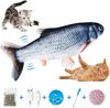 AigoAnyou Floppy Fish Toy for Indoor Cats & Small Dogs,Motion Catnip Toys,Interactive Floppy Fish Dog Toy,USB Charged Floppy ish Cat Toy