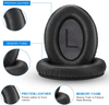 Bose Quiet Comfort 35 Replacemen Ear Cushions Kit by Link Dream Soft Protein Leather Replacement Ear Pad for Bose QC 35/25 / 15 QC2 / Ae2 / Ae2i / Ae2W / Sound Link/Sound True (Black)
