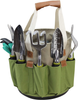 Garden Tools Set | Gardening Gifts | Gardening Tools Set | 9 Piece Garden Tool Set | Digging Claw Gardening Gloves Succulent Tool Set | Planting Tools | Gardening Supplies Basket | Rake Gloves