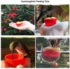 Qikafan Handheld Hummingbird Feeders for Outdoors,Hummingbird Feeders with Suction Cups,4 Pack