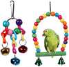 Ubrand 19 Pack Parakeet Toys,Birds Parrot Toys,Natural Wooden Hanging Bell Pet Bird Cage Toys,Bird Swing Chewing Toys,for Small Parrots,Finches,Cockatiels,Conures,Love Birds,Macaws