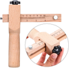 Jovitec Strip and Strap Cutter Leather DIY Hand Cutting Tool Adjustable with Blades, Leather Craft Tool Strap Cutter